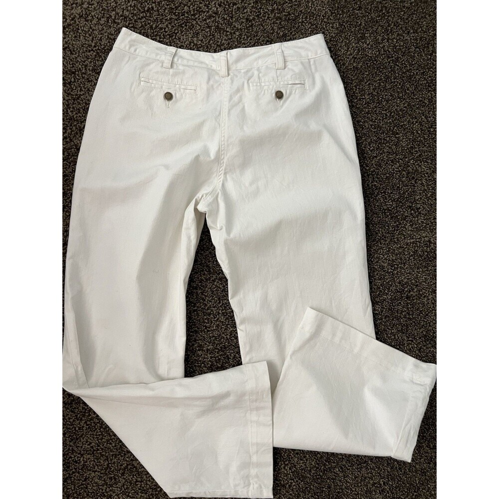 Ruby Rd. Petite White Cotton Pants Size 10P - Picture 2 of 6